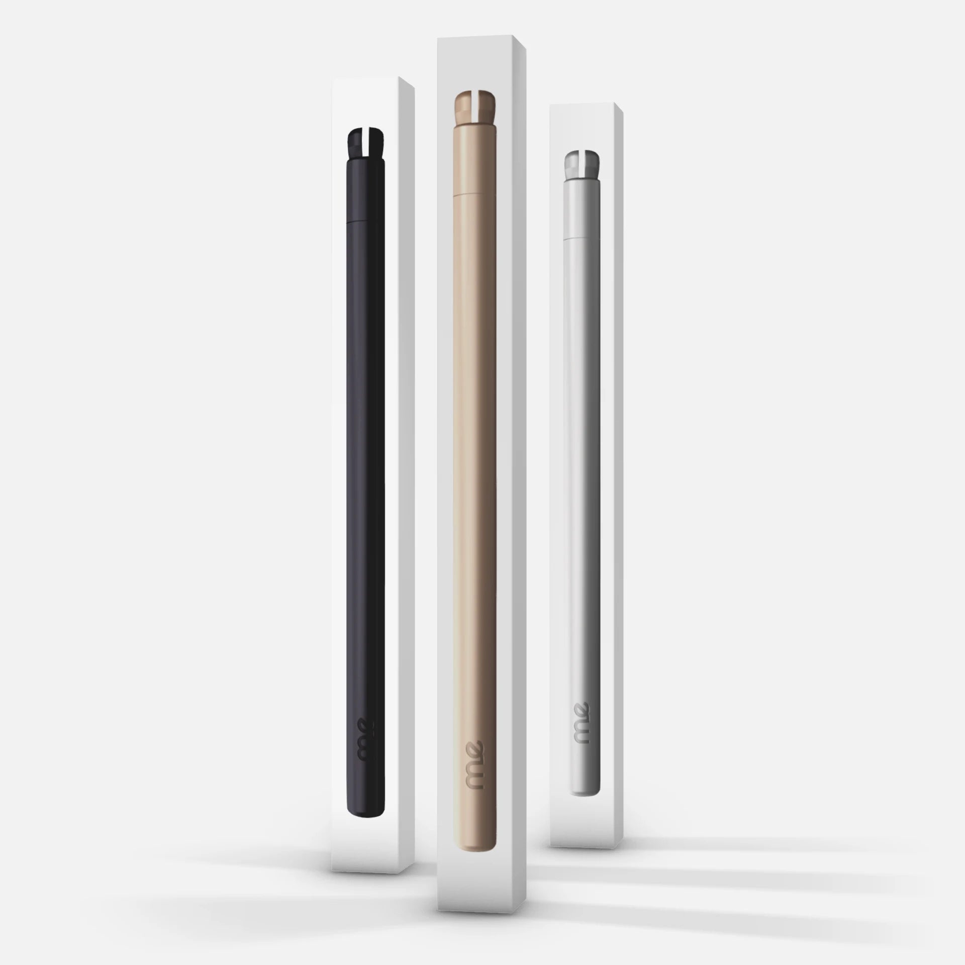 Pencil / Aluminum pen for replaceable disposable refills - Silver