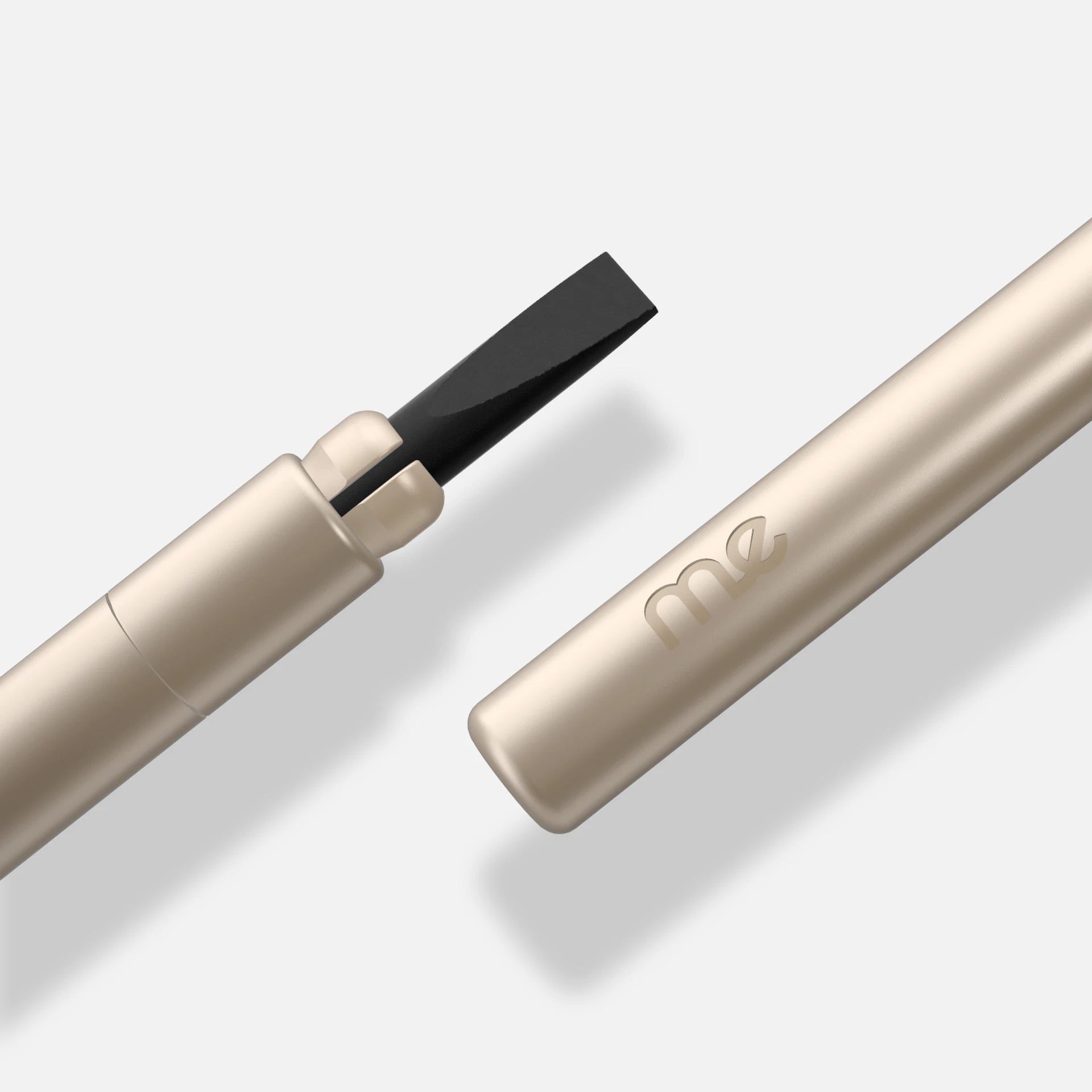 Pencil / Aluminum pen for replaceable disposable refills - Gold